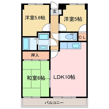 アサヒパレス港町の物件間取画像